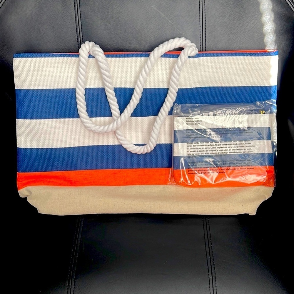 DSW tote and cosmetic’s bag
